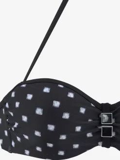 Maillot de bain bandeau à armatures design tendance