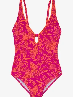 Maillot de bain bord crocheté contrasté