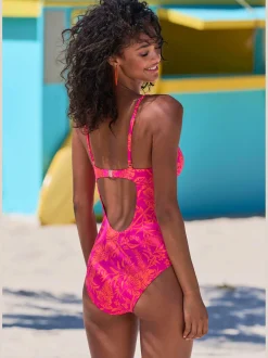Maillot de bain bord crocheté contrasté