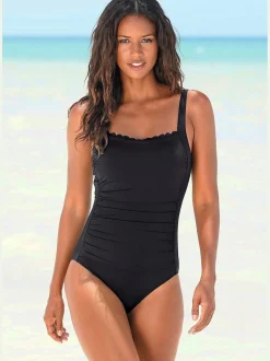 Maillot de bain bords ondulés au laser
