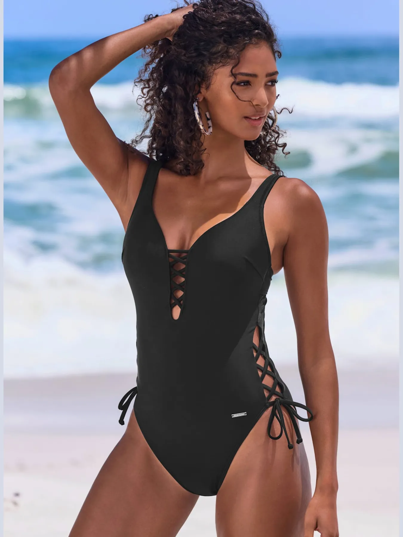 Maillot de bain coloris uni tendance