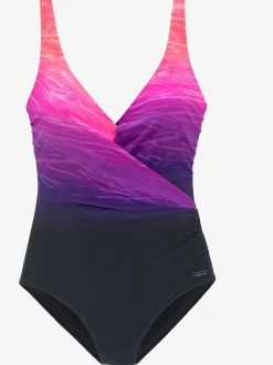 Maillot de bain effet cache-cœur