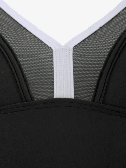 Maillot de bain empiècement maille sur les bonnets