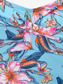 Maillot de bain empiècement floral