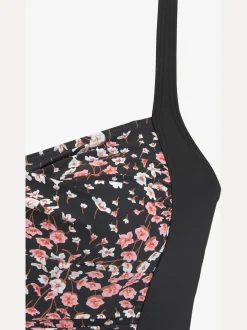 Maillot de bain empiècements unis