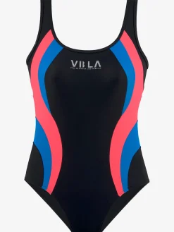 Maillot de bain empiècements duo de couleurs