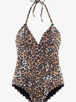 Maillot de bain imprimé léopard tendance