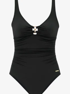 Maillot de bain laçage décoratif contrasté