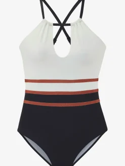 Maillot de bain look noir et blanc élégant