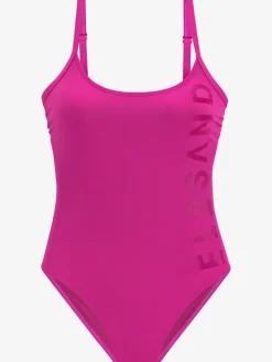 Maillot de bain marque inscrite ton sur ton