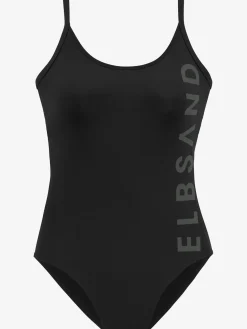 Maillot de bain marque inscrite en couleur contrastée