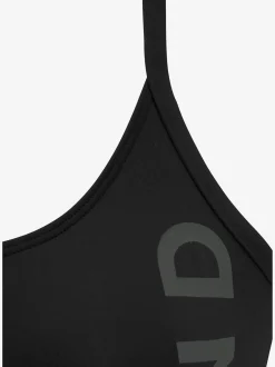 Maillot de bain marque inscrite en couleur contrastée