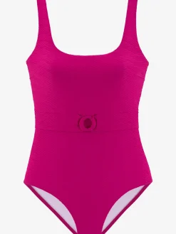 Maillot de bain matière structurée aux couleurs tendances