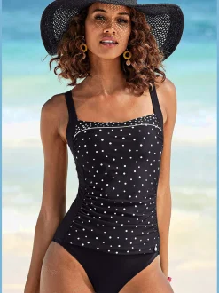 Maillot de bain motif à pois classique