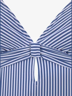 Maillot de bain motif rayé marin