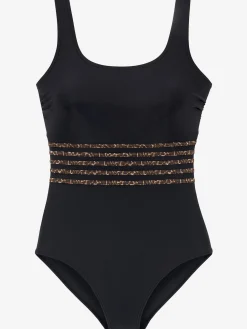 Maillot de bain rayures léopard modernes