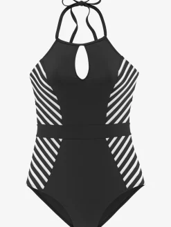 Maillot de bain rayures élégantes
