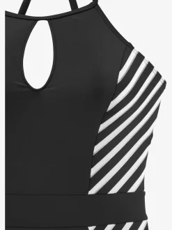 Maillot de bain rayures élégantes