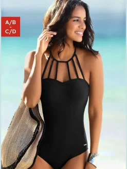Maillot de bain rubans décoratifs tendance devant