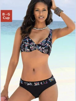 Maillots de bain à armatures petite fleur