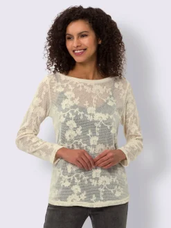 Manches longues tout en dentelle