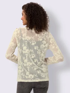 Manches longues tout en dentelle