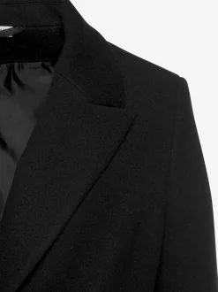 Manteau avec grand col à revers