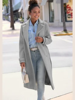 Manteau col à revers