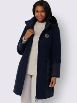 Manteau court aspect laine