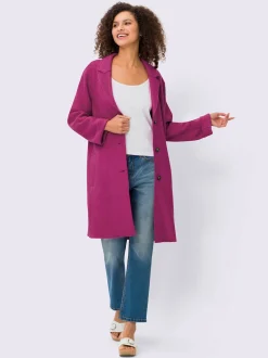 Manteau court bords ouverts modernes