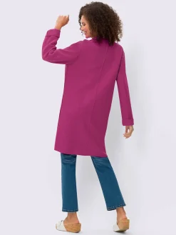 Manteau court bords ouverts modernes