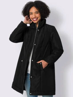 Manteau court col froncé mode
