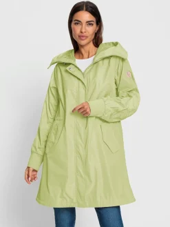 Manteau court doublure contrastée