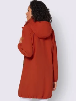 Manteau court microfibre douce