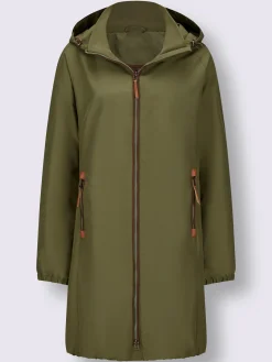 Manteau court microfibre douce