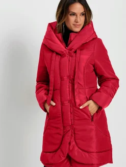Manteau d'hiver col montant chaud