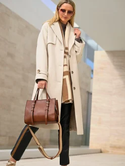 Manteau d'hiver coupe longue tendance