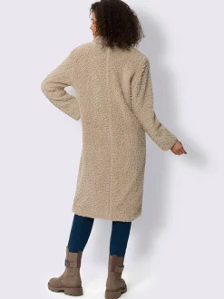 Manteau d'hiver en polaire douce et moelleuse