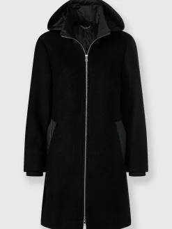 Manteau en laine qualité bouclé hivernale