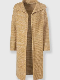 Manteau en tricot grosses mailles tendance