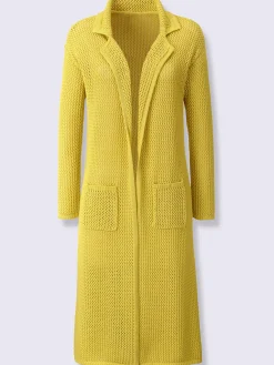 Manteau en tricot joli motif ajouré