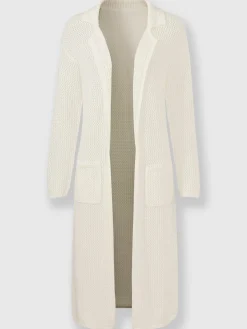 Manteau en tricot joli motif ajouré