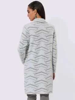 Manteau en tricot mélange de viscose doux