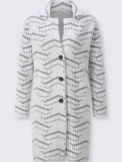 Manteau en tricot mélange de viscose doux