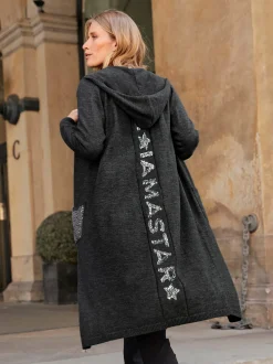 Manteau en tricot paillettes brillantes