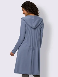 Manteau en tricot pull tendance en mélange de cotons doux