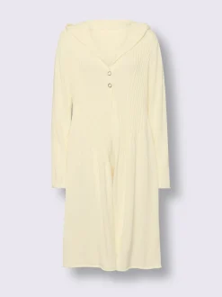 Manteau en tricot pull tendance en mélange de cotons doux