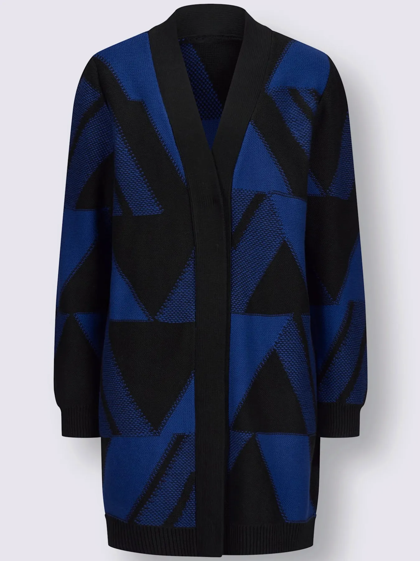 Manteau en tricot tricot jacquard de qualité