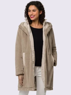Manteau imitation fourrure imitation fourrure douce