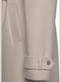 Manteau longueur genou, col à revers